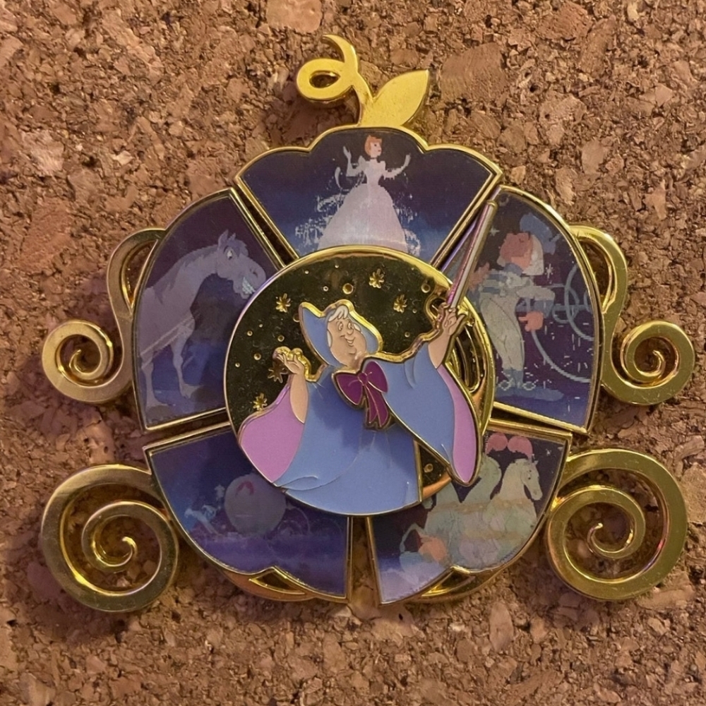 COMPLETE SET Cinderella Carriage Blind Box Disney Pin Set